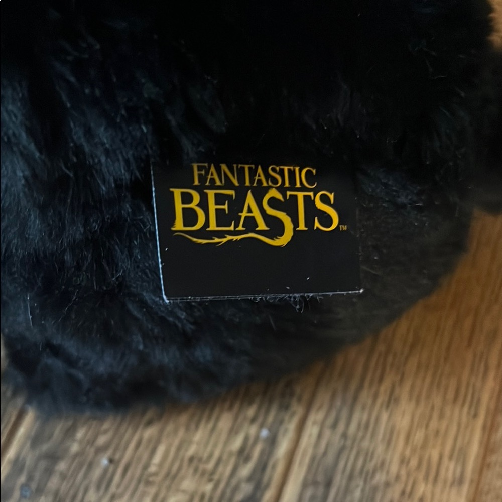 Plush Black and Cream Small Pet Toy - Picture 2 of 3